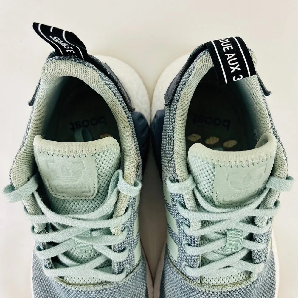 ADIDAS Originals NMD R2 Raw Steel Ash Green Women's Tennis (CQ2010) Size 8